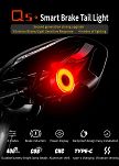 Inteligentna tylna lampka Rockbros AI Q5 - TL907Q50 | TL907Q51 | TL907Q52 - 19