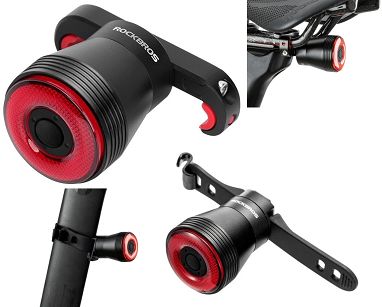 Inteligentna tylna lampka Rockbros AI Q5 - TL907Q50 | TL907Q51 | TL907Q52