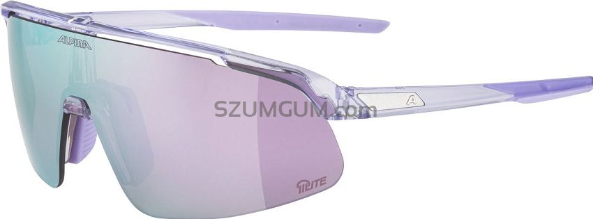 Alpina okulary TURBO PRO S Q-lite - LILAC szkło q-lite pink , lilac mirror cat.3