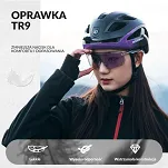 Okulary z fotochromem Rockbros SP323 - transparenty czarny / orange szkła - 5