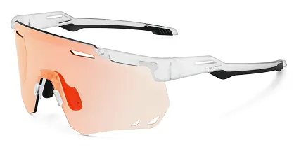Okulary z fotochromem Rockbros SP323 - transparenty czarny / orange szkła