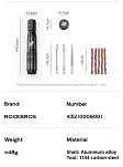 Zestaw naprawczy Rockbros 43210006001 do opon bezdętkowych tubeless - 12