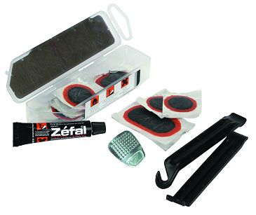 Zestaw naprawczy do dętek z łyżkami + łatki - Zefal Universal +