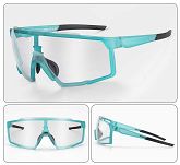 Okulary sportowe Rockbros SP22BL - z fotochromem i wkładkami optycznymi, turskusowe - 5