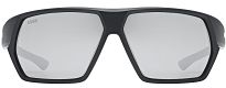 Okulary sportowe UVEX Sportstyle 238 - black matt / mirror silver - 2