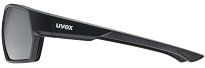 Okulary sportowe UVEX Sportstyle 238 - black matt / mirror silver - 4