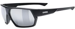 Okulary sportowe UVEX Sportstyle 238 - black matt / mirror silver