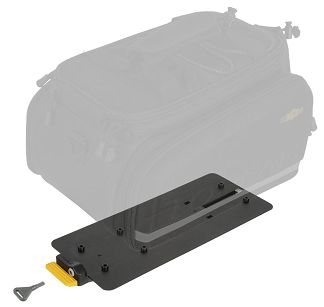 Zamienna płytka Topeak MTX 2.0 Trunk Lock QuickTrack z wbudowanym zamkiem na klucz