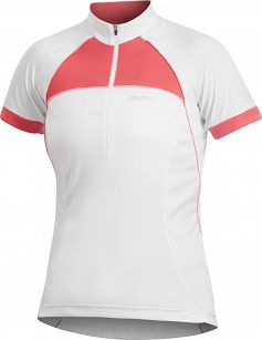 Damska koszulka rowerowa CRAFT Active Bike Classic Jersey, biała Roz. XL