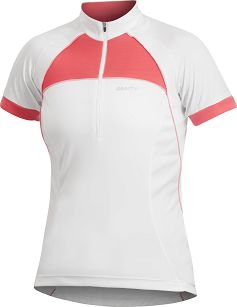 Damska koszulka rowerowa CRAFT Active Bike Classic Jersey, biała Roz. XL