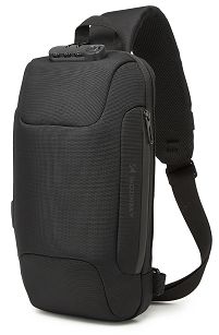 Plecak miejski Wozinsky Premium na jedno ramię, antykradzieżowy z organizerem i USB