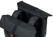 Sakwa miejska podwójna BASIL City Double Bag 32L MIK Ready - czarna - 5