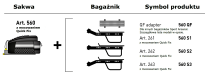 Sakwa Sport Arsenal 560  QF Quick Fix - z bagaznikiem. S1/S2/S3 - 4