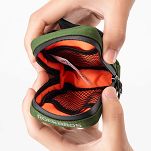 Mini torebka podsiodłowa Rockbros F006 z uchwytem na wkłady CO2 - purple - 10