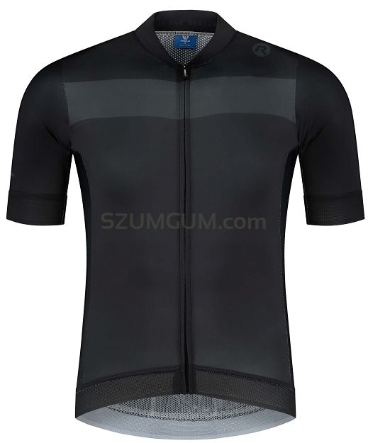 Koszulka kolarska Premium-  Rogelli PRIME, czarno-szara  - L