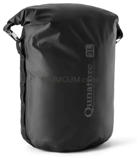 Ultralekki wodoodporny worek kompresyjny Qunature H54 black - 3L | 6L | 12L
