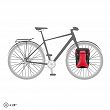 Sakwy rowerowe uniwersalne Ortlieb Sport-Packer Classic QL2.1 (kpl.) 30L- Red black - 6