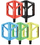 Pedały ProX Base 42 - nylonowe, oś boronowa, odblaski - żółte - 3