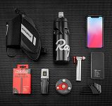 Torebka podsiodłowa z miejscem na bidon - Rockbros C32BK - 11