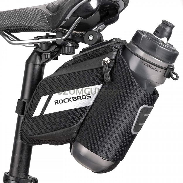 Torebka podsiodłowa z miejscem na bidon - Rockbros C32BK