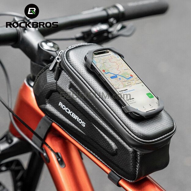 Torebka na górę ramy z zewnętrznym uchwytem na telefon - Rockbros 072