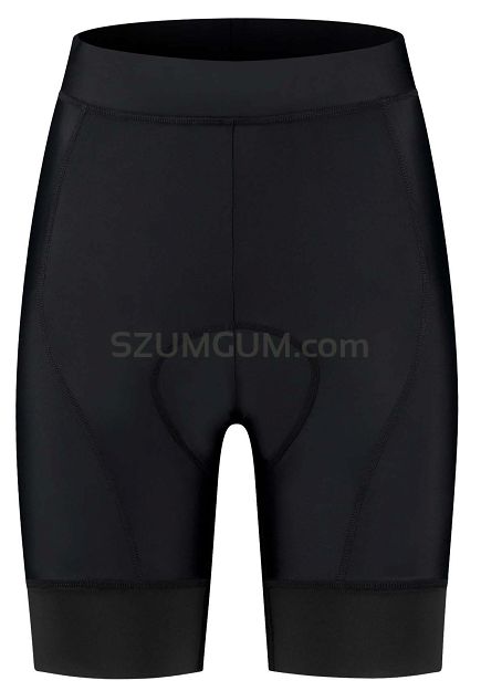 Damskie spodenki rowerowe Rogelli ESSENTIAL II z wkładką żelową, czarne S-XL