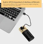 Lampka Gaciron V9D-1800 lm - złota / 24K golden edition - 12