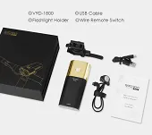 Lampka Gaciron V9D-1800 lm - golden edition - 17