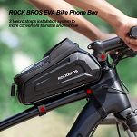 Torebka na telefon na górę ramy Rockbros B68 z pokrowcem - 4