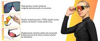 Okulary sportowe Rockbros 10134 - szkła polaryzacyjne, ramka optyczna - 8