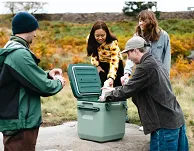 Lodówka turystyczna Stanley cooler na wynos Easy-Carry Hardlock 26L - Niebieska - 11