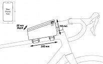 Torebka na ramę Zefal Console Pack T2 - 8
