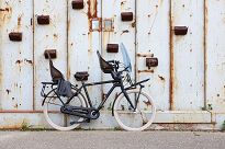Przedni fotelik rowerowy Urban Iki blue/black - 10