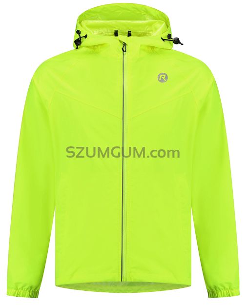 Kurtka przeciwdeszczowa Rogelli Core Commuter Unisex fluor