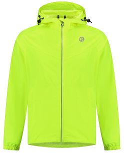 Kurtka przeciwdeszczowa Rogelli Core Commuter Unisex fluor
