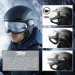 Kask zimowy, narciarski i snowboardowy Alpina ALTO Q-LITE - Moon-grey (gold mirror) - 5