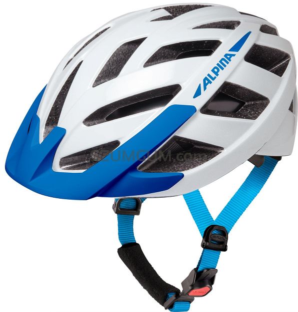 Kask rowerowy Alpina PANOMA 3.0 - WHITE-BLUE
