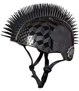 Kask dziecięcy juniorski RASKULLZ KRASH CUBE HEART BLACK HAWK - 54-58 cm