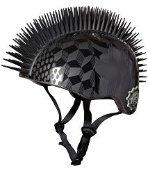 Kask dziecięcy juniorski RASKULLZ KRASH CUBE HEART BLACK HAWK - 54-58 cm