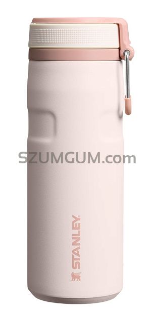 Termiczna butelka Stanley IceFlow Twist Flip 0.47 - Rose Quartz