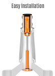 Wielofunkcyjny multitool Granite Stash Multi-Tool Kit 42mm orange - 2