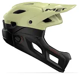 Kask z odpinaną szczęką MET Parachute MCR MIPS - pistachio green matt - 3