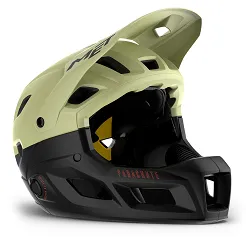 Kask z odpinaną szczęką MET Parachute MCR MIPS - pistachio green matt