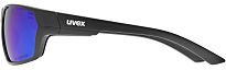 Okulary polaryzacyjne UVEX Sportstyle 233 Polavision - black matt / litemirror green - 4