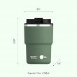Asobu Coffee Express Tumbler Kubek termiczny 360ml brasil green - 6