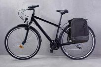 Podwójna torba rowerowa i plecak w jednym 30l 2w1 - Wozinsky WBB30BK - 9