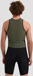 Strój triathlonowy Rogelli Florida khaki, unisex - 4