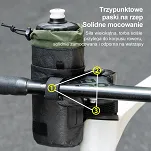 Ekologiczny uchwyt na bidon Rockbros DB004 - 4