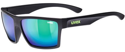 Okulary UVEX LGL 29 - black matt / mirror green