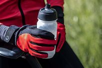 Lekkie zimowe rękawiczki rowerowe Rogelli CORE z żelowymi poduszeczkami, czerwone - 3